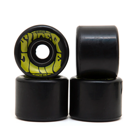OJ Mini Super Juice Wheels Black Yellow 55mm 78a