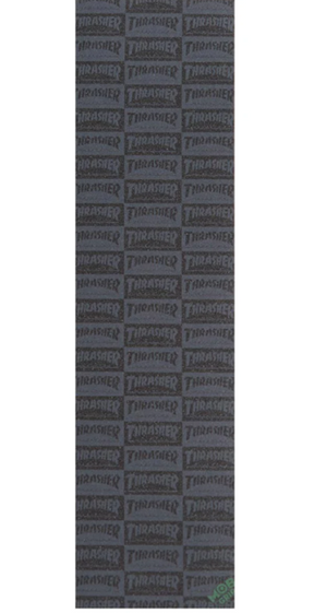 MOB Thrasher Checkerboard Logo Black Grey 9x33