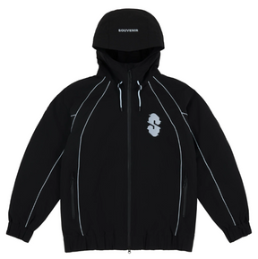 Souvenir Track Snow Jacket Mens Black