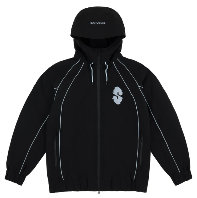 Souvenir Track Snow Jacket Mens Black