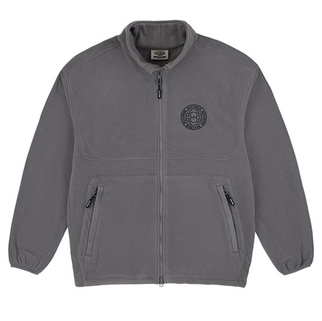 Souvenir Tech Fleece Zip Hoodie Mens Grey Cool