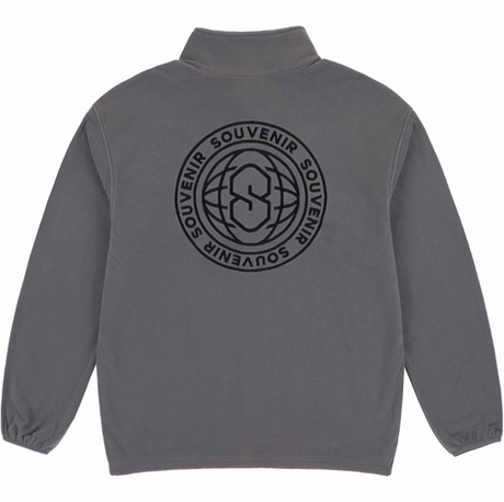 Souvenir Tech Fleece Zip Hoodie Mens Grey Cool