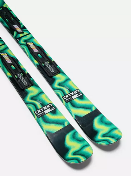 K2 Omen Jr 7.0 FDT Jr Skis 2026 Green 139