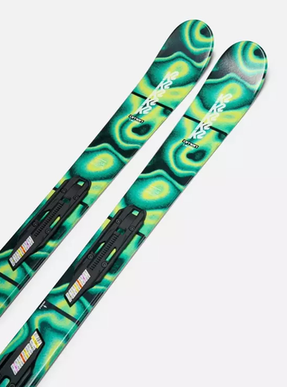 K2 Omen Jr 7.0 FDT Jr Skis 2026 Green 139
