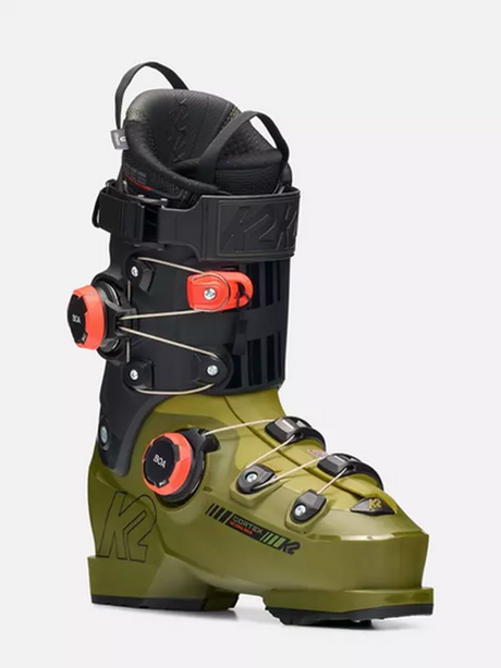 K2 Cortex 120 Zonal BOA Ski Boots Mens 2026 Green 26.5