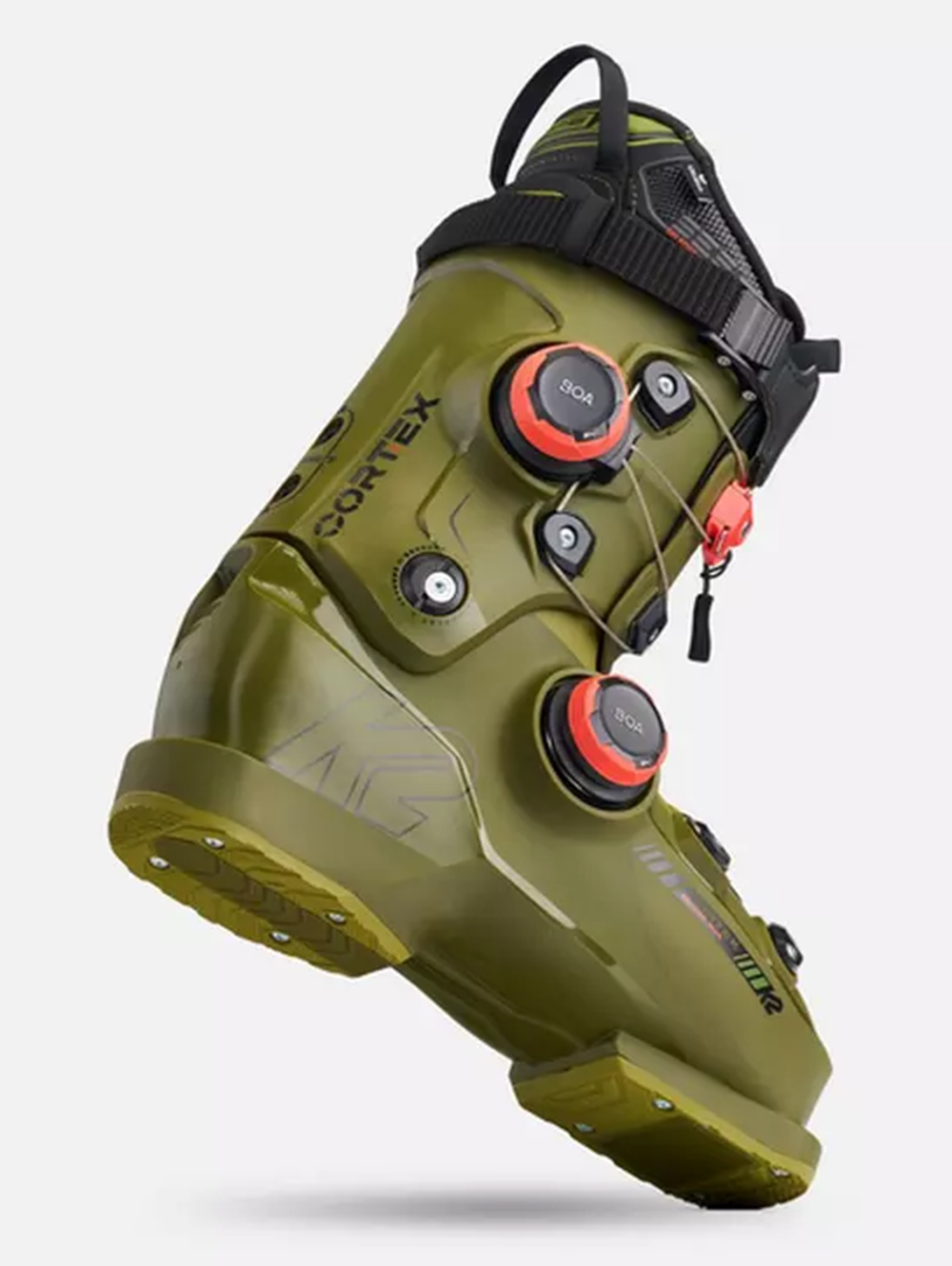K2 Cortex 130 Zonal Boa Ski Boots Mens 2026 Green