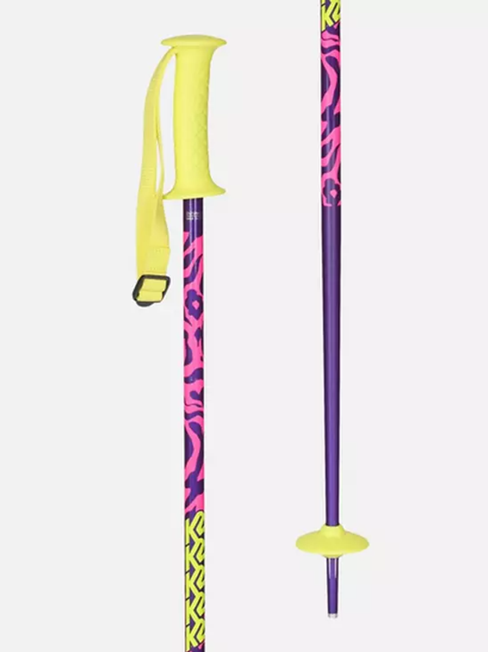 K2 Charm Youth Ski Poles Purple 32in / 80cm