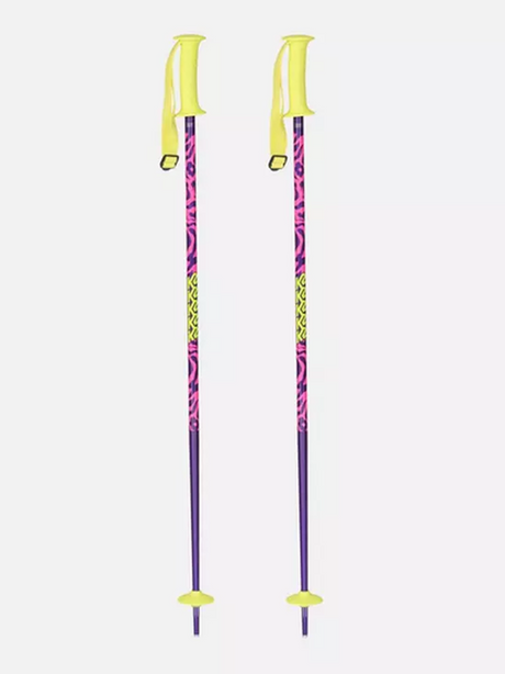 K2 Charm Youth Ski Poles Purple 32in / 80cm