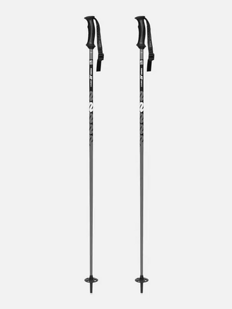 K2 Power Composite Ski Poles Gunmetal 44in