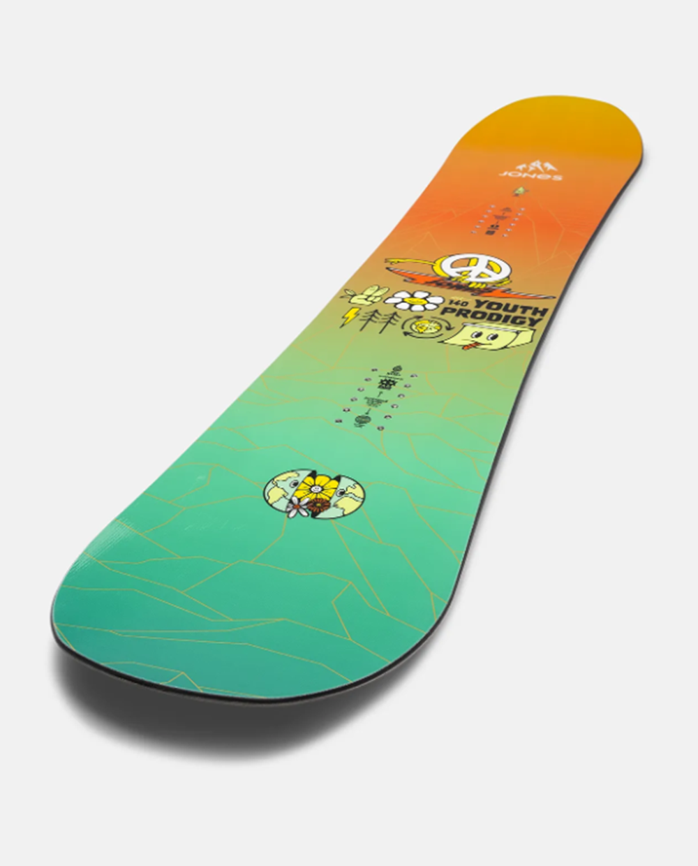 Jones Prodigy Youth Snowboard 2026 Orange 130
