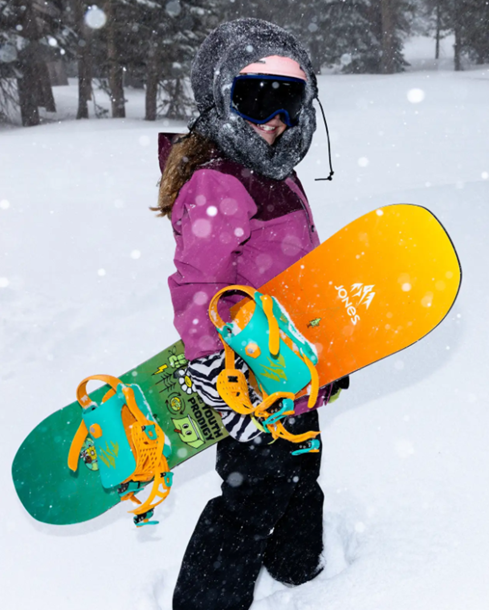 Jones Prodigy Youth Snowboard 2026 Orange 125