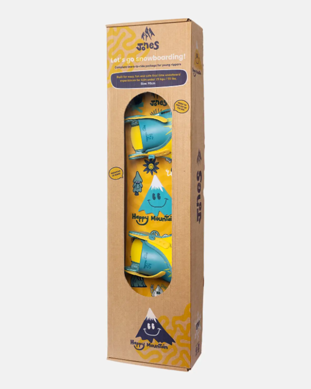 Jones Happy Mountain Snowboard Combo 2026 Orange 90