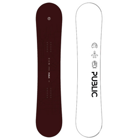 Public General Public Snowboard 26 Burgundy 150