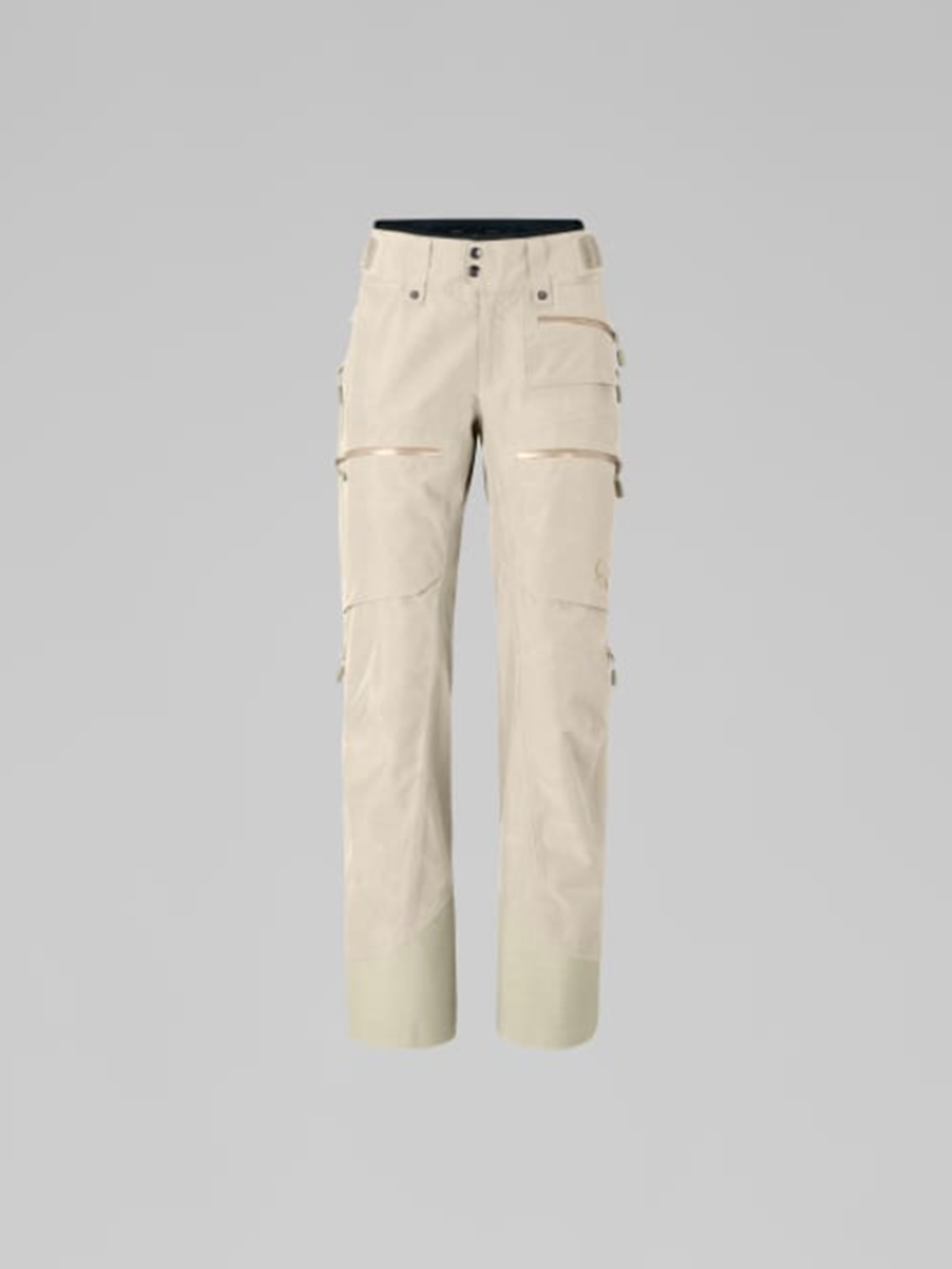 Norrona Iofoten GoreTex Womens Insulated Pants Oatmeal L