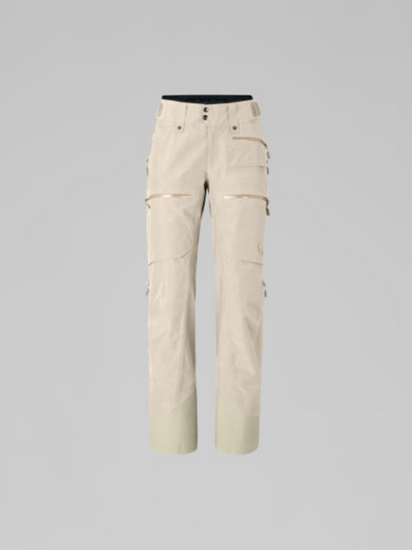 Norrona Iofoten GoreTex Womens Insulated Pants Oatmeal L