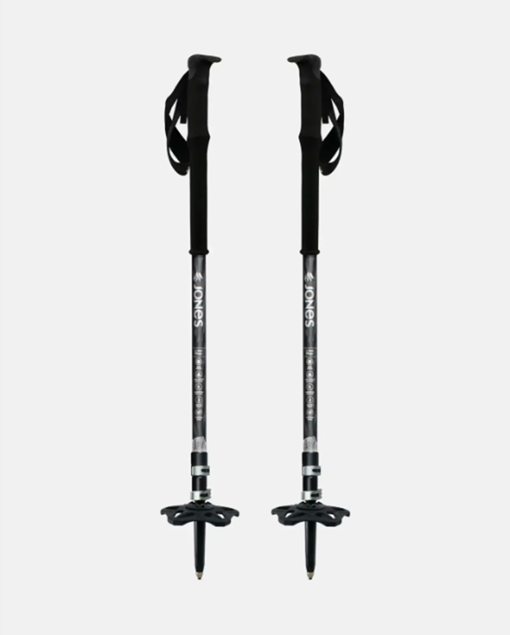 Jones Flip Lock Talon Pro Split Poles Black 105-135