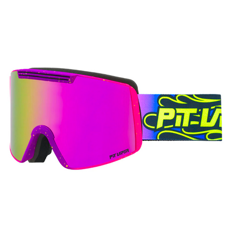 Pit Viper Backslap Snow Goggles 93 Combustion Pink Small