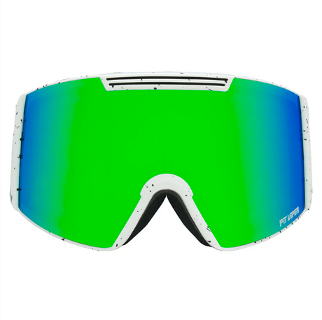 Pit Viper Backslap Snow Goggles Miami Nights Blue Green Large