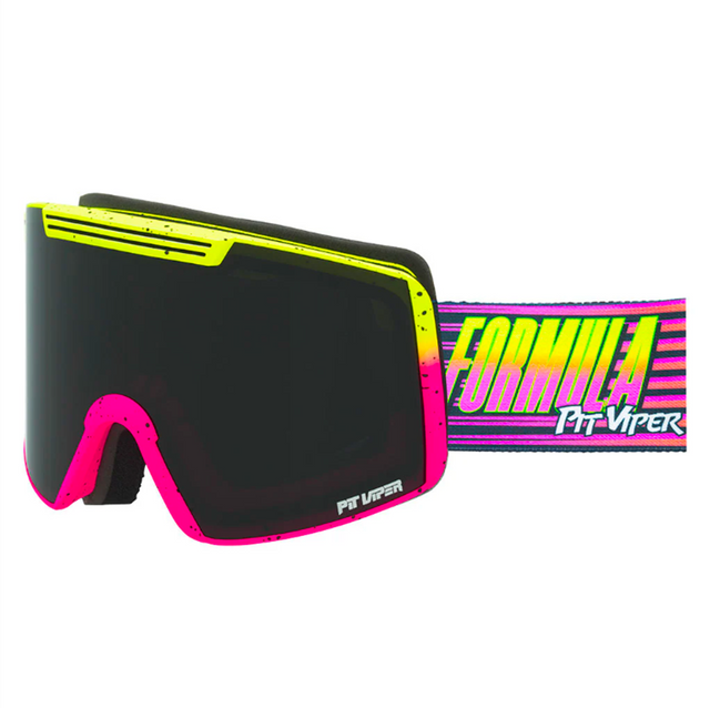 Pit Viper Backslap Snow Goggles Formula Smoke Large