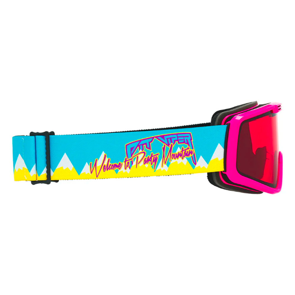 Pit Viper French Fry Snow Goggles Party Mountain Rose Small