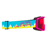 Pit Viper French Fry Snow Goggles Party Mountain Rose Small