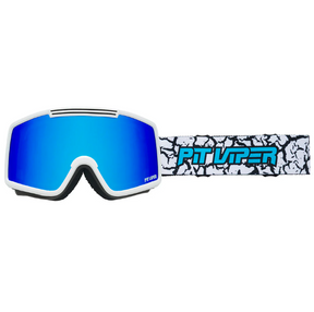 Pit Viper French Fry Snow Goggles Miami Nights Smoke Large