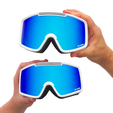 Pit Viper French Fry Snow Goggles Miami Nights Smoke Large