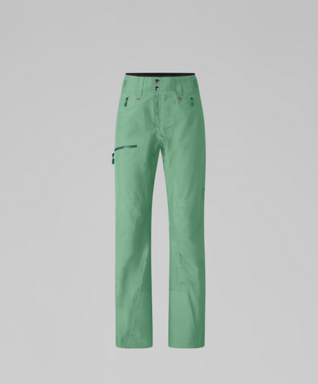 Norrona Lofoten GoreTex Womens Insulated Snow Pants Jungle Green