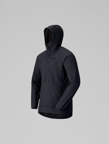 Norrona More Octa ZipHood Jacket Mens Caviar Black