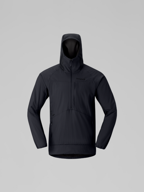 Norrona More Octa ZipHood Jacket Mens Caviar Black