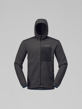 Norrona Trollveggen Warm3 Hooded Fleece Jacket Mens Phantom Grey