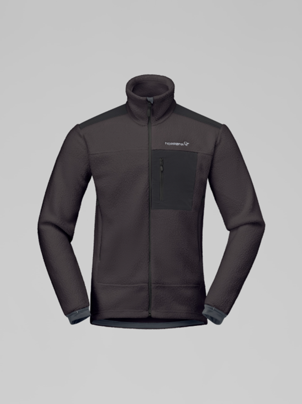 Norrona Trollveggen Warm3 Fleece Jacket Mens Phantom Grey