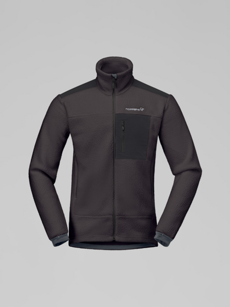 Norrona Trollveggen Warm3 Fleece Jacket Mens Phantom Grey