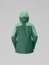 Norrona Lofoten GoreTex Womens Snow Jacket Dark Ivy
