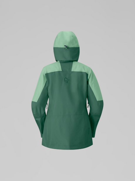 Norrona Lofoten GoreTex Womens Snow Jacket Dark Ivy