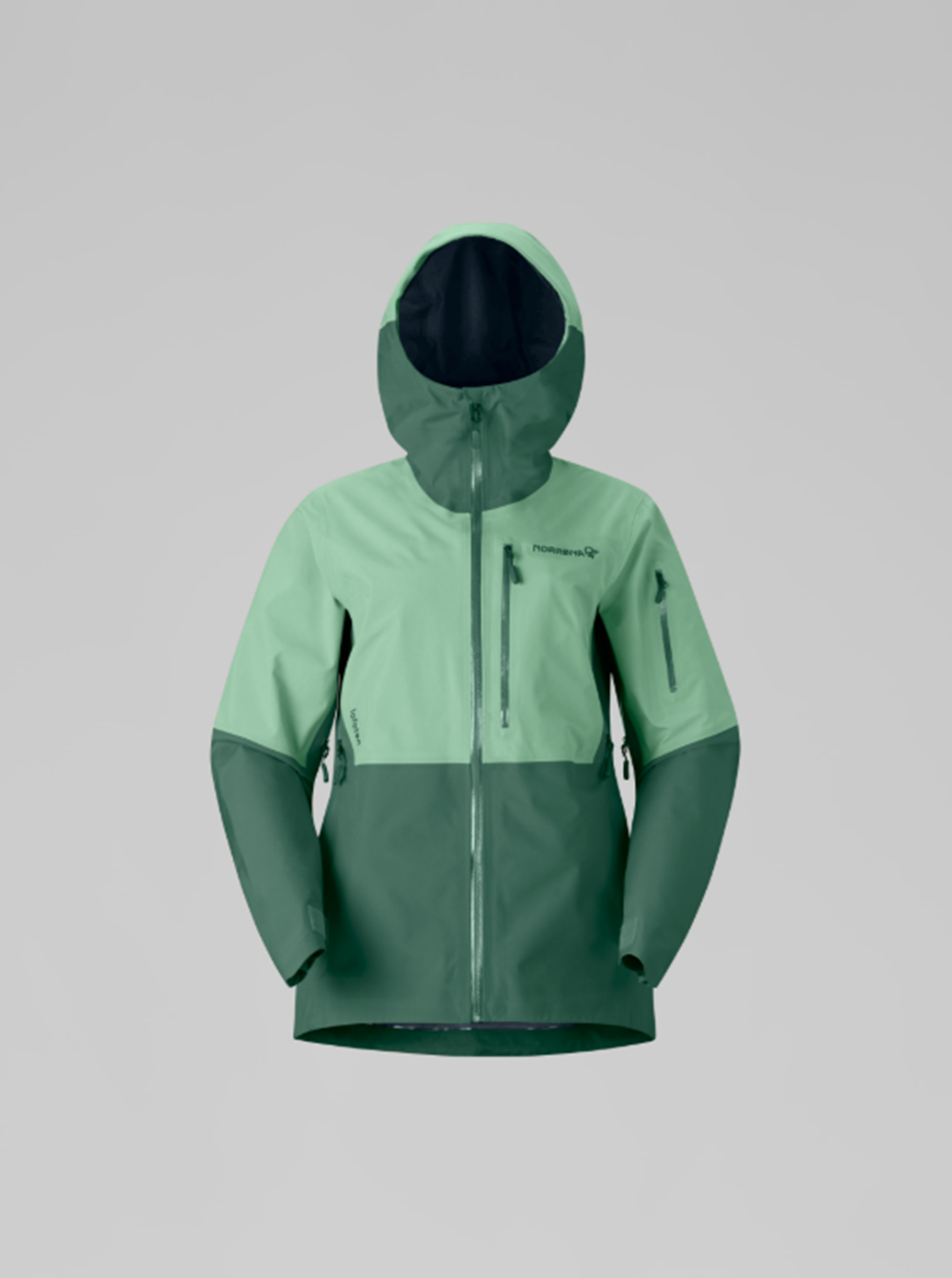 Norrona Lofoten GoreTex Womens Snow Jacket Dark Ivy