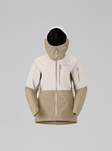 Norrona Lofoten GoreTex Womens Snow Jacket Oatmeal