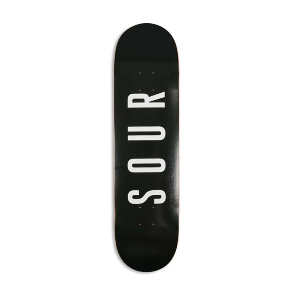 Sour DK Logo Skateboard Deck Black 8.5 wb 14.2