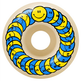 Spitfire Spanky Long F4 Happy Wheels Set Yellow Blue 52/99