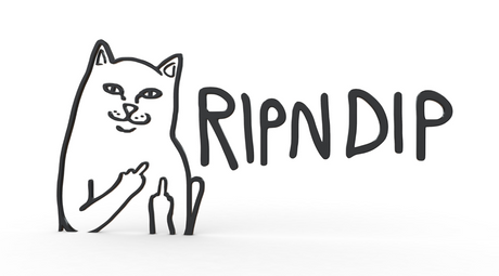 RipnDip Charanerm SS Tshirt Charcoal Small