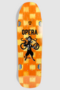 Opera Checker Beast EX7 Skateboard Deck Orange 9.5