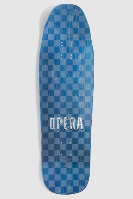 Opera Checker Beast EX7 Skateboard Deck Orange 9.5