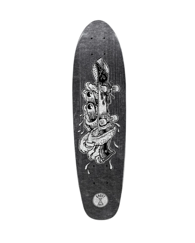 Ghostship Shredder Ltd Skateboard Deck Grey 7xx26