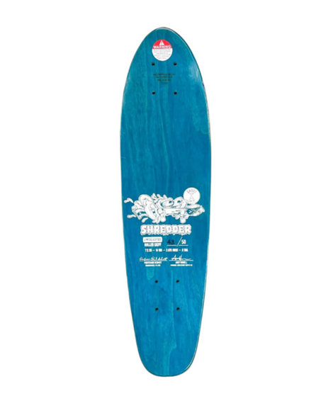Ghostship Shredder Ltd Skateboard Deck Grey 7xx26