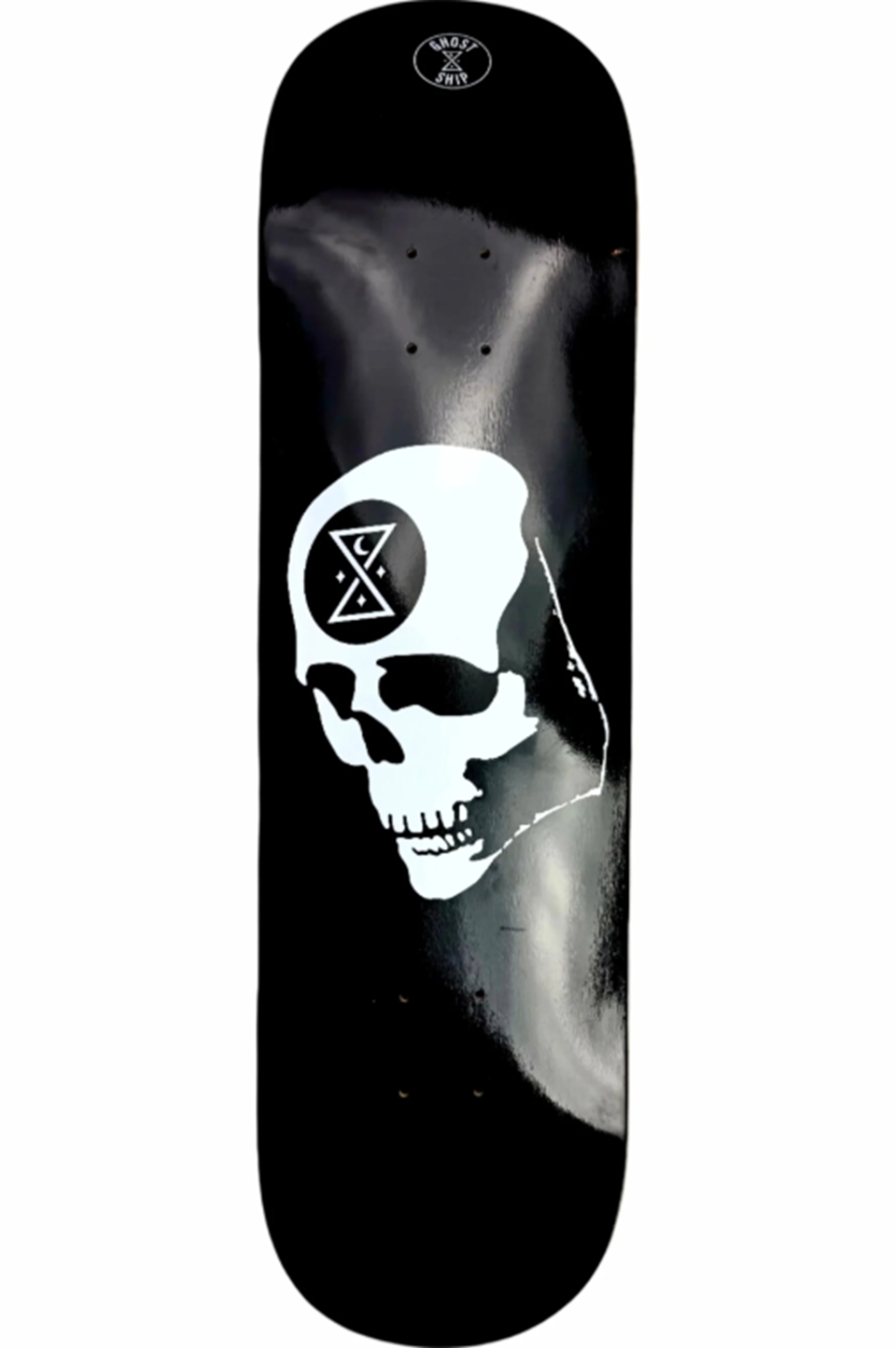 Ghostship Ominous Skateboard Deck Black 8.5 wb14.25
