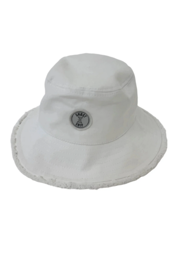 Ghostship Bucket Fringe Hat Bone OneSize