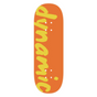 Dynamic Fingerboard Deck Logo Orange Yellow 36mm