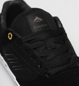 Emerica Vulc Low Core Skate Shoes Black Gold White