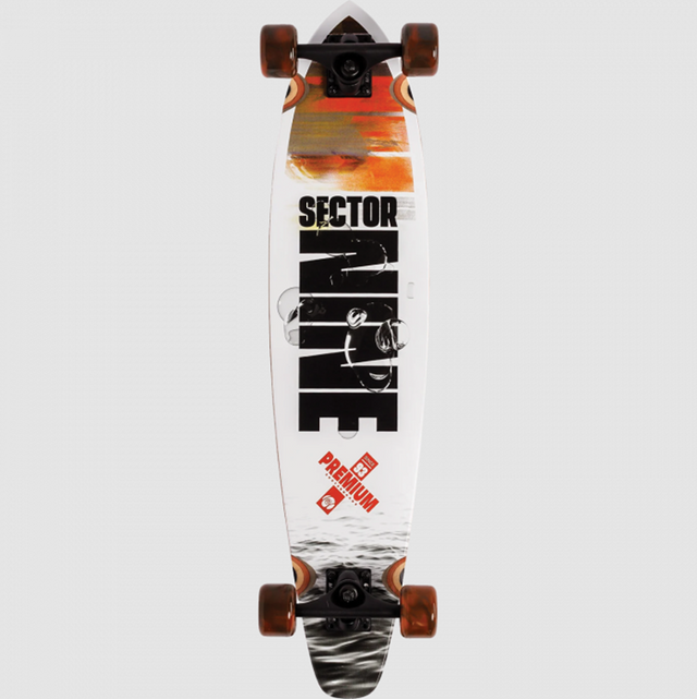 Sector 9 Highline Helix Skateboard Complete White 8x34.5