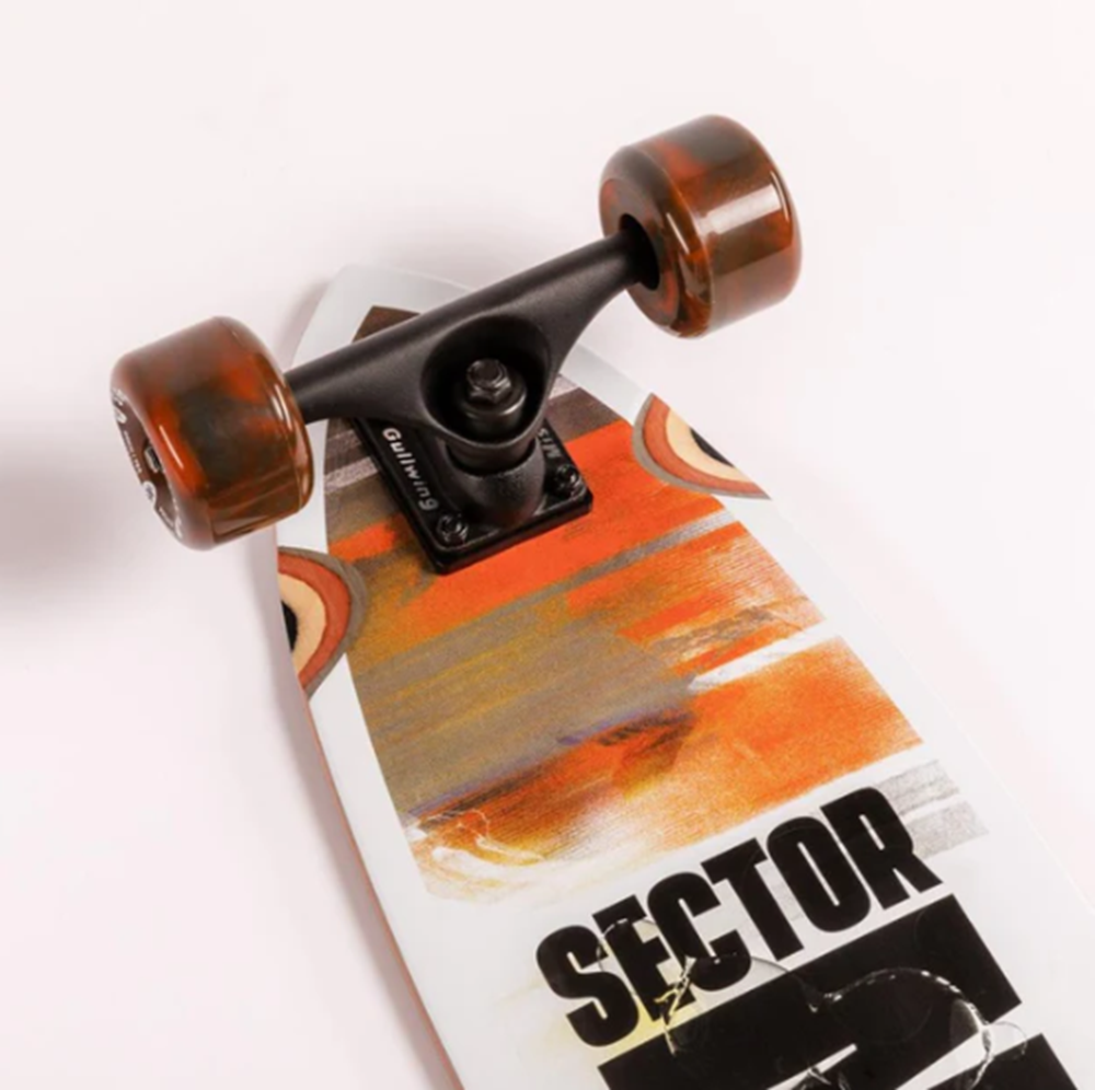 Sector 9 Highline Helix Skateboard Complete White 8x34.5